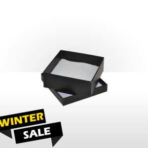 Midnight Black Two Piece Card Universal Box