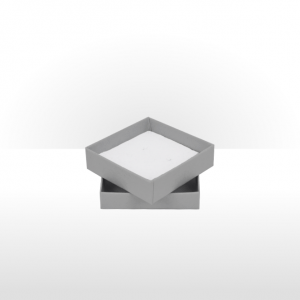 Medium Silver Grey Postal Gift Box with Double Side Foam Insert
