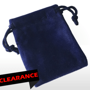 Extra Small Blue Double Flocked Pouch