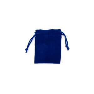Extra Small Blue Recycled Suede Pouch