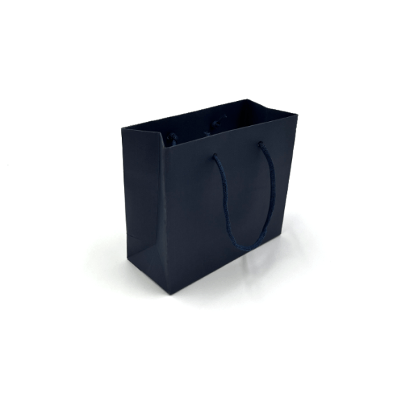 Small Navy Kraft Bag