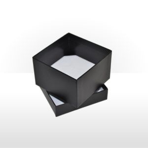 Midnight Black Two Piece Card Deep Box