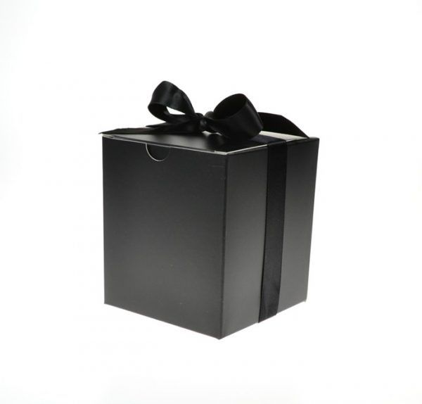 Medium Black Gift Box with Ribbon Stockpak