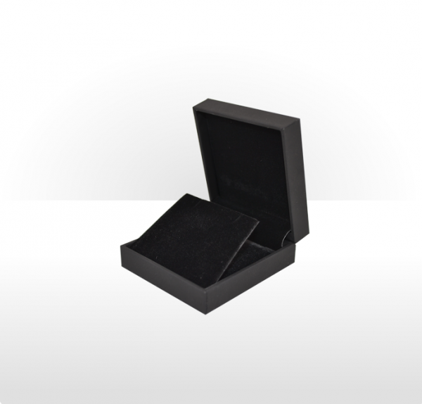 Black Soft Touch Pendant or Earring Box