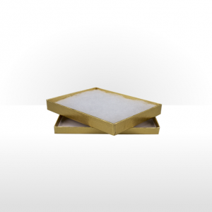 Gold Foil Covered Cotton Filled Gift Box