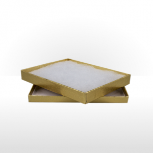 Gold Foil Covered Cotton Filled Gift Box