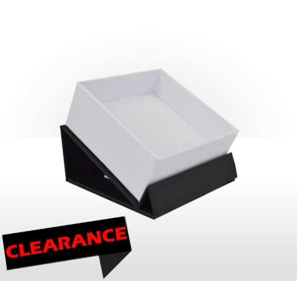 Double top flap cardboard pendant or earring box