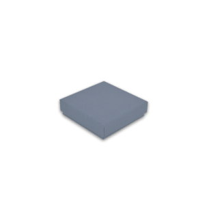 Medium Steel Blue Postal Gift Box with Double Side Foam Insert