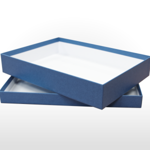 Extra large sapphire blue gift box
