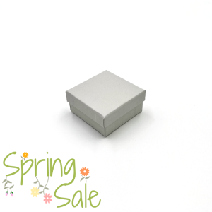 Small Grey Cardboard Gift Box