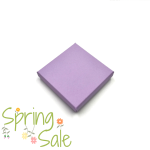 Large Lilac Postal Cardboard Gift Box