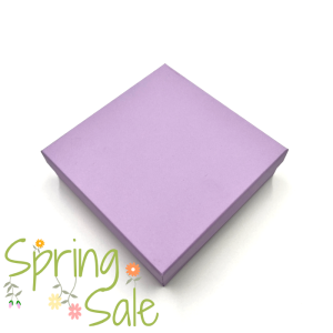 Large Lilac Cardboard Gift Box