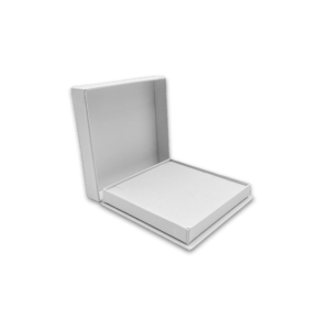 White Paper Hinged Postal Pendant Display Box