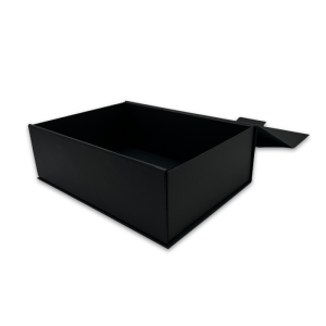 Large Black Flatpack Gift Box