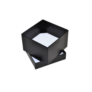 Black Deep Cardboard Box with Matt Lamination