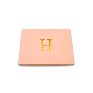 'H' Pre Printed Pink Gift Box