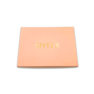 'SISTER' Pre Printed Pink Gift Box