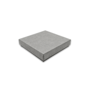Large Grey Ribbed Postal Cardboard Gift Box